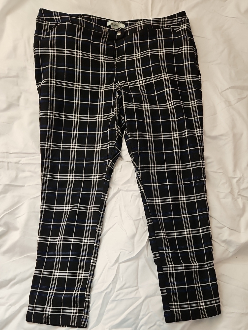 ✨️3 for $20 or 5 for $25✨️ Cleo Petites Stretchy Plaid Trousers